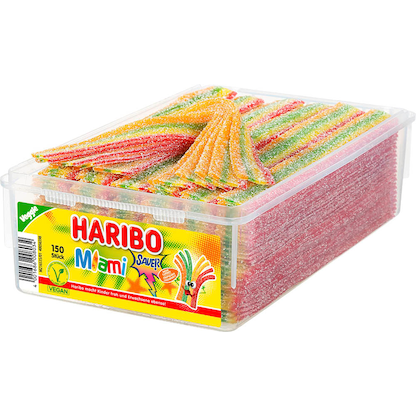 Artikelbild für HARIBO Miami sauer Fruchtgummi 150 St., Artikelnummer 496186