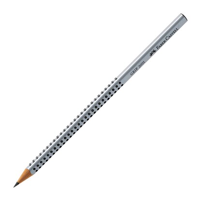 Artikelbild für FABER-CASTELL GRIP 2001 Bleistifte H silber, 12 St., Artikelnummer 779314