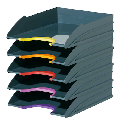 Artikelbild 8 für 5 DURABLE Briefablagen VARICOLOR® dunkelgrau, Artikelnummer 163063