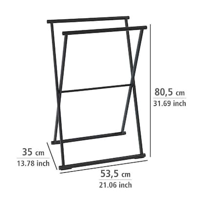Artikelbild 4 für WENKO Handtuchständer Lava schwarz, Artikelnummer 806162