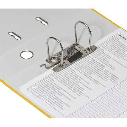 Artikelbild 3 für DONAU Klassik Ordner gelb Karton 7,5 cm DIN A4, Artikelnummer 184010