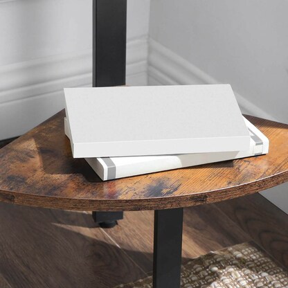 Artikelbild 6 für VASAGLE Eckregal braun, schwarz 45,5 x 30,0 x 159,0 cm, Artikelnummer 262812