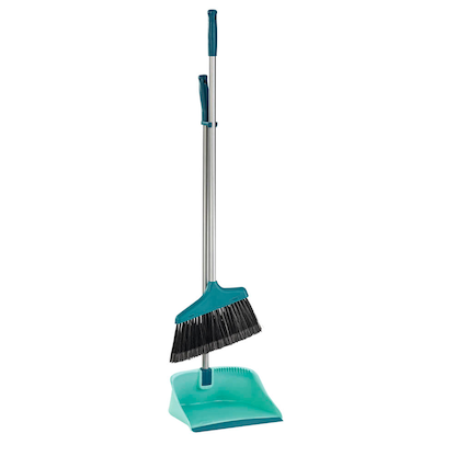 Artikelbild 2 für LEIFHEIT Kehrgarnitur mit langem Stiel Classic türkis Kunststoff 30,0 cm breit, Artikelnummer 952119