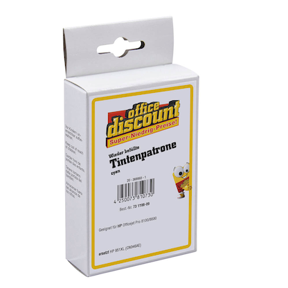 Artikelbild 2 für office discount cyan Druckerpatrone kompatibel zu HP 951XL (CN046AE), Artikelnummer 731166