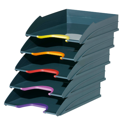 Artikelbild 9 für 5 DURABLE Briefablagen VARICOLOR® dunkelgrau, Artikelnummer 163063