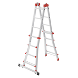 Artikelbild 1 für Hailo Gelenkleiter M80 silber 4x 4 Sprossen, H: 115,0 cm, Artikelnummer 729147