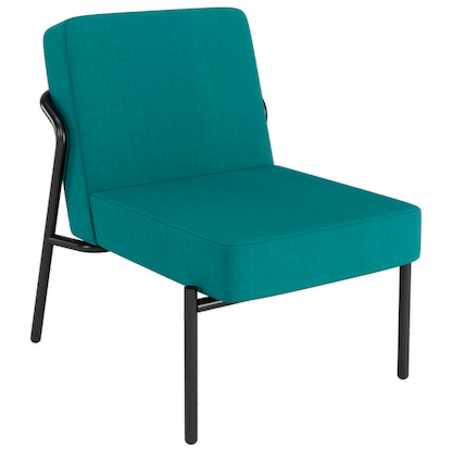 Artikelbild 12 für medso powered by PAPERFLOW Sessel MEDSO S blau schwarz Stoff, 1 St., Artikelnummer 522001