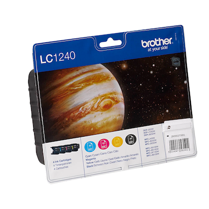 Artikelbild 2 für brother LC-1240BK/C/M/Y schwarz, cyan, magenta, gelb Druckerpatronen, 4er-Set, Artikelnummer 461368