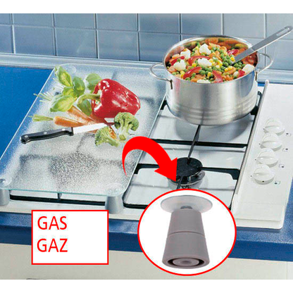 Artikelbild 8 für WENKO Herdabdeckplatten Bon Appetit schwarz, grau, 2 St., Artikelnummer 530204