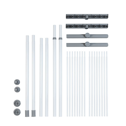 Artikelbild 3 für WENKO Teleskop-Garderobe Herkules Twin 50612100 grau Metall 73,0 - 120,0 x 165,0 - 300,0 cm, Artikelnummer 664761