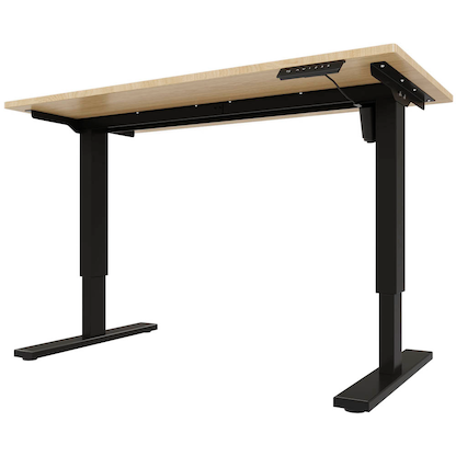 Artikelbild 5 für BISLEY E-StarterTech elektrisch höhenverstellbarer Schreibtisch kendal eiche rechteckig, T-Fuß-Gestell schwarz 140,0 x 60,0 cm, Artikelnummer 412969