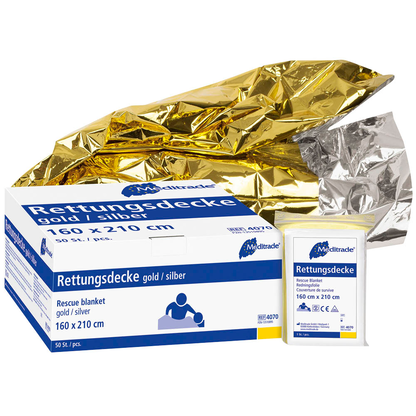 Artikelbild für Meditrade® Rettungsdecke 160,0 x 210,0 cm, Artikelnummer 564417
