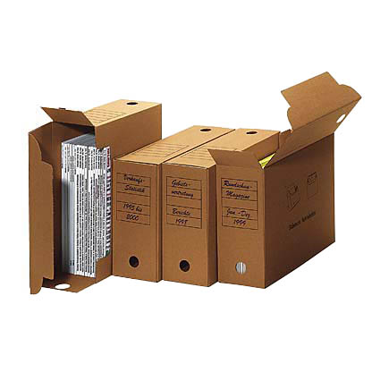 Artikelbild 11 für 50 Top-Print Archivboxen braun 33,5 x 11,4 x 25,3 cm, Artikelnummer 440487