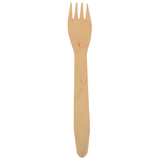 Artikelbild 1 für PAPSTAR Einweg-Gabeln pure, Holz, 500 St., Artikelnummer 119962
