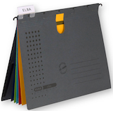 Artikelbild 1 für 3 ELBA Personalhefter chic ULTIMATE Karton anthrazit 5 x kaufmännische Heftung, Artikelnummer 313637