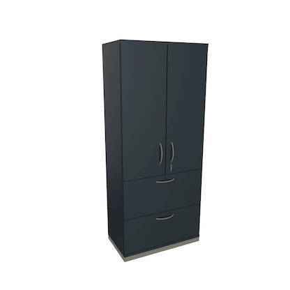 Artikelbild 21 für fm Aktenschrank Sidney, 4260649685716 lavagrau 2 Fachböden 80,0 x 44,2 x 186,9 cm, Artikelnummer 414082
