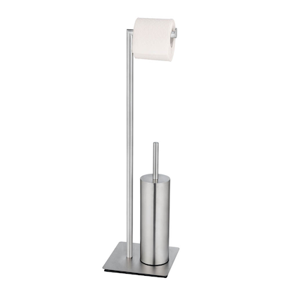 Artikelbild 6 für WENKO WC-Garnitur Recco silber Metall, Artikelnummer 814701