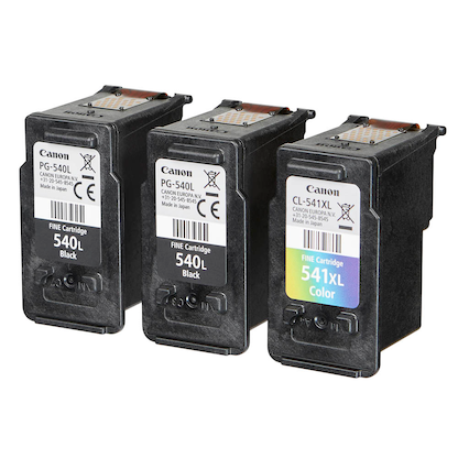 Artikelbild 5 für Canon PG-540Lx2/CL-541XL schwarz, color Druckköpfe, 3er-Set, Artikelnummer 143527
