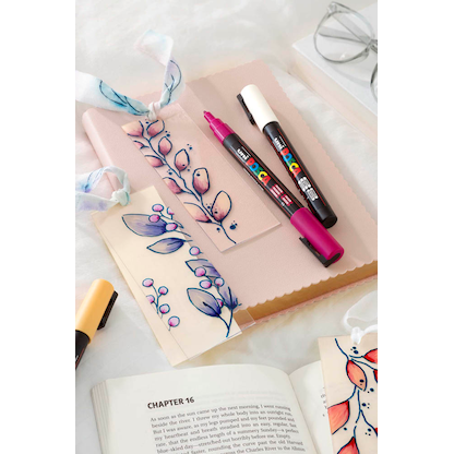 Artikelbild 7 für uni-ball POSCA Marker Metalletui DIY Acrylstift farbsortiert, 20 St., Artikelnummer 278159