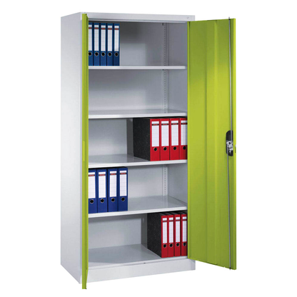 Artikelbild für CP Metallschrank C 2000 Acurado 9280-000 S10953 lichtgrau, clowngrün 93,0 x 50,0 x 195,0 cm, aufgebaut, Artikelnummer 444828