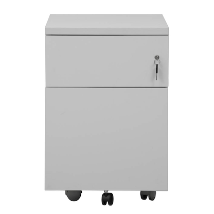 Artikelbild für Gürkan Rollcontainer lichtgrau 2 Auszüge 40,0 x 60,0 x 62,0 cm, Artikelnummer 564695