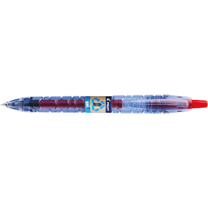 Artikelbild für PILOT B2P „Bottle 2 Pen“ GEL Gelschreiber transparent/blau 0,7 mm, Schreibfarbe: rot, 1 St., Artikelnummer 654891