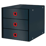 Artikelbild 1 für AKTION: LEITZ Schubladenbox Click & Store Cosy grau 53680089, DIN A4 mit 3 Schubladen mit Prämie nach Registrierung, Artikelnummer 652582