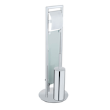 Artikelbild 1 für WENKO WC-Garnitur Sulmona silber Metall, Artikelnummer 814794