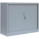 Artikelbild 1 für LÜLLMANN Schiebetürenschrank, 555130 lichtgrau 2 Fachböden 120,0 x 45,7 x 105,0 cm, Artikelnummer 183438