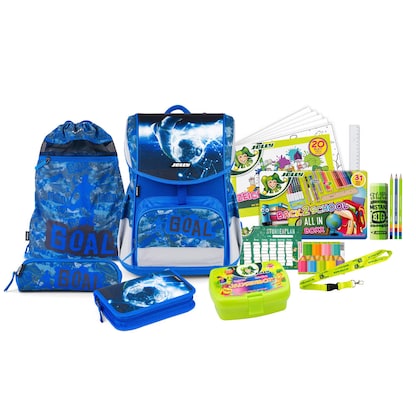Artikelbild 11 für JOLLY Schulranzen-Set ERGONOMIC FLEXI Kunstfaser blau, Artikelnummer 301026