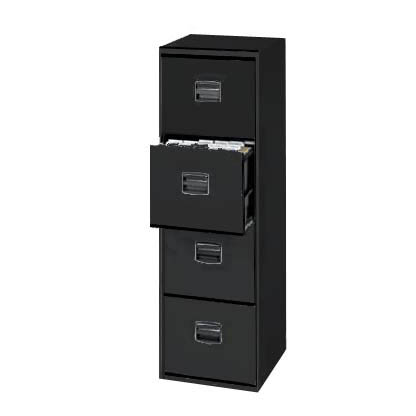 Artikelbild 6 für BISLEY Home PFA 4 Hängeregistraturschrank schwarz 4 Schubladen 41,3 x 40,0 x 132,1 cm, Artikelnummer 728758