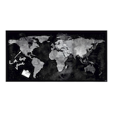 Artikelbild 1 für SIGEL Glas-Magnettafel artverum® 91,0 x 46,0 cm World-Map, Artikelnummer 281978