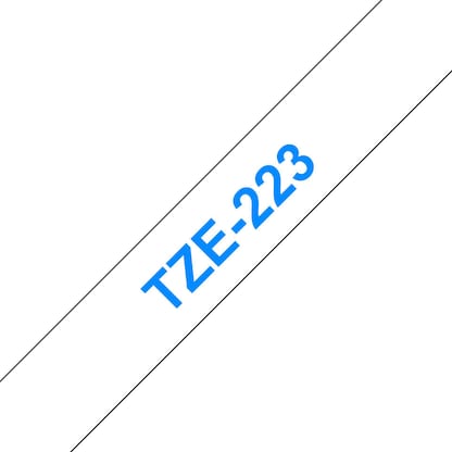 Artikelbild 4 für brother Schriftband TZe-223 TZE223, 9 mm blau auf weiß, Artikelnummer 653154