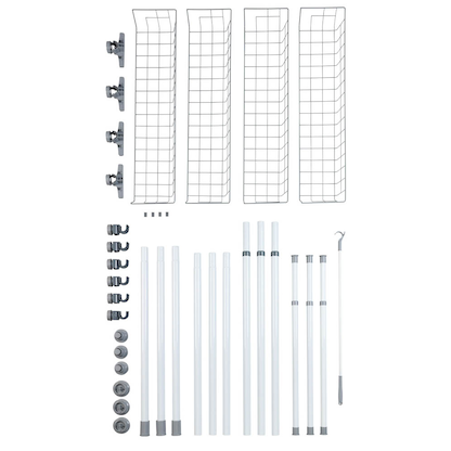 Artikelbild 3 für WENKO Teleskop-Garderobe Herkules Duo 50611100 grau Metall 164,0 - 215,0 x 165,0 - 300,0 cm, Artikelnummer 665007