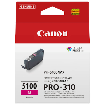 Artikelbild 4 für Canon PFI-5100 M magenta Druckerpatrone, Artikelnummer 534931