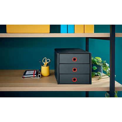 Artikelbild 3 für AKTION: LEITZ Schubladenbox Click & Store Cosy grau 53680089, DIN A4 mit 3 Schubladen mit Prämie nach Registrierung, Artikelnummer 652582