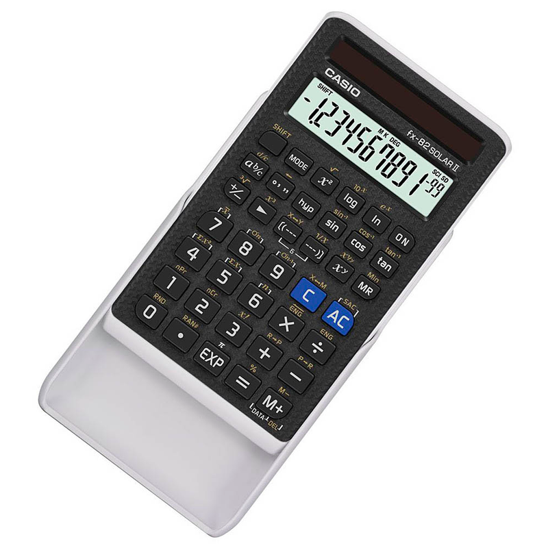 CASIO FX-82Solar II Wissenschaftlicher Taschenrechner schwarz