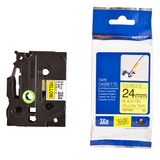 Artikelbild 1 für brother Schriftband TZe-FX651 TZEFX651, 24 mm schwarz auf gelb, Artikelnummer 653683