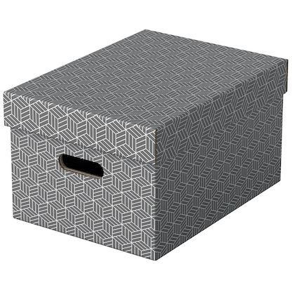 Artikelbild 2 für 3 Esselte Home Aufbewahrungsboxen 17,5 l grau 26,5 x 36,5 x 20,5 cm, Artikelnummer 652273