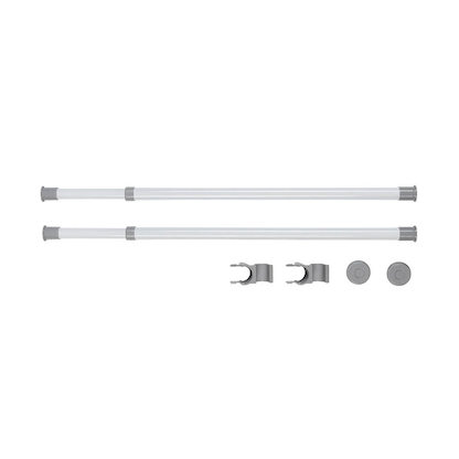 Artikelbild 4 für WENKO Herkules Kleiderstange für Garderobensystem weiß, grau 165,0 - 300,0 x 3,0 x 3,0 cm, Artikelnummer 664934