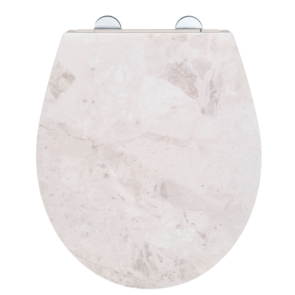 Artikelbild 2 für WENKO WC-Sitz mit Absenkautomatik White Marble weiß, Artikelnummer 814923