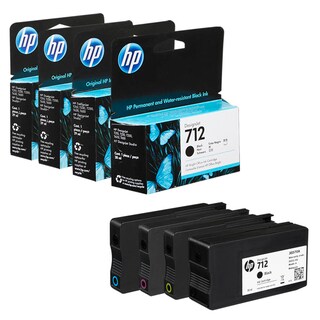 Cartucce DOUBLE D 712XL Compatibili HP DesignJet – Set 4 Colori Per T650, T630, T230 E T250