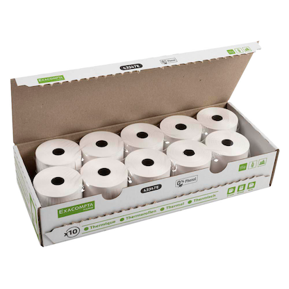Artikelbild 2 für Exacompta Thermorollen 5,7 cm x 44,0 m, 10 Rollen, Artikelnummer 346621
