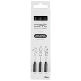 Artikelbild 1 für COPIC® Multiliner Fineliner schwarz 0.5 + 0.8 + 1.0 mm, 3 St., Artikelnummer 361419
