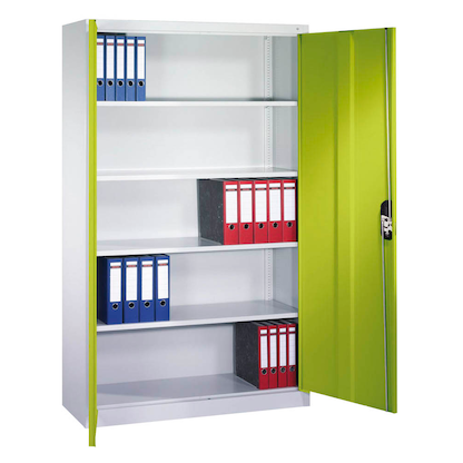 Artikelbild für CP Metallschrank C 2000 Acurado 9460-000 S10868 lichtgrau, clowngrün 120,0 x 40,0 x 195,0 cm, aufgebaut, Artikelnummer 444984