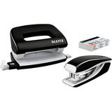 Artikelbild 1 für AKTION: LEITZ Locher und Heftgeräte Set NeXXt WOW schwarz mit Prämie nach Registrierung, Artikelnummer 904072