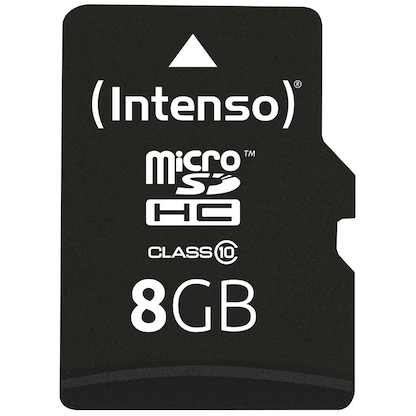 Artikelbild für Intenso Speicherkarte microSDHC-Card Class 10 8 GB, Artikelnummer 325704