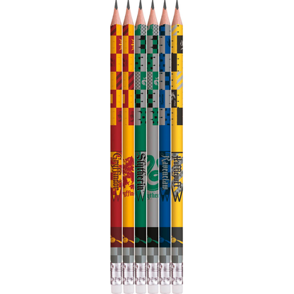 Artikelbild 2 für maped Harry Potter Bleistifte HB rot, gelb, grün, grau, blau, gelb mit Radierer, 6 St., Artikelnummer 701621