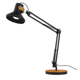 Artikelbild 1 für unilux BAYA BAMBOO LED-Schreibtischlampe schwarz/bambus 12,6 W, Artikelnummer 719973