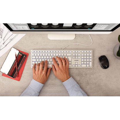 Artikelbild 5 für CHERRY KC 6000C FOR MAC Tastatur kabelgebunden weiß, Artikelnummer 855284